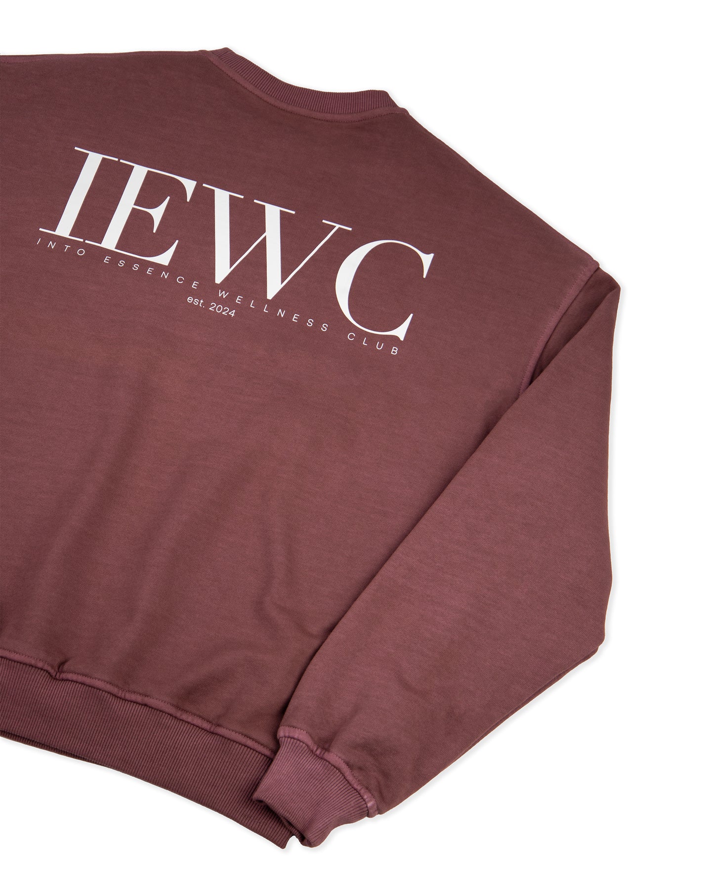 Polerón burdeo mujer