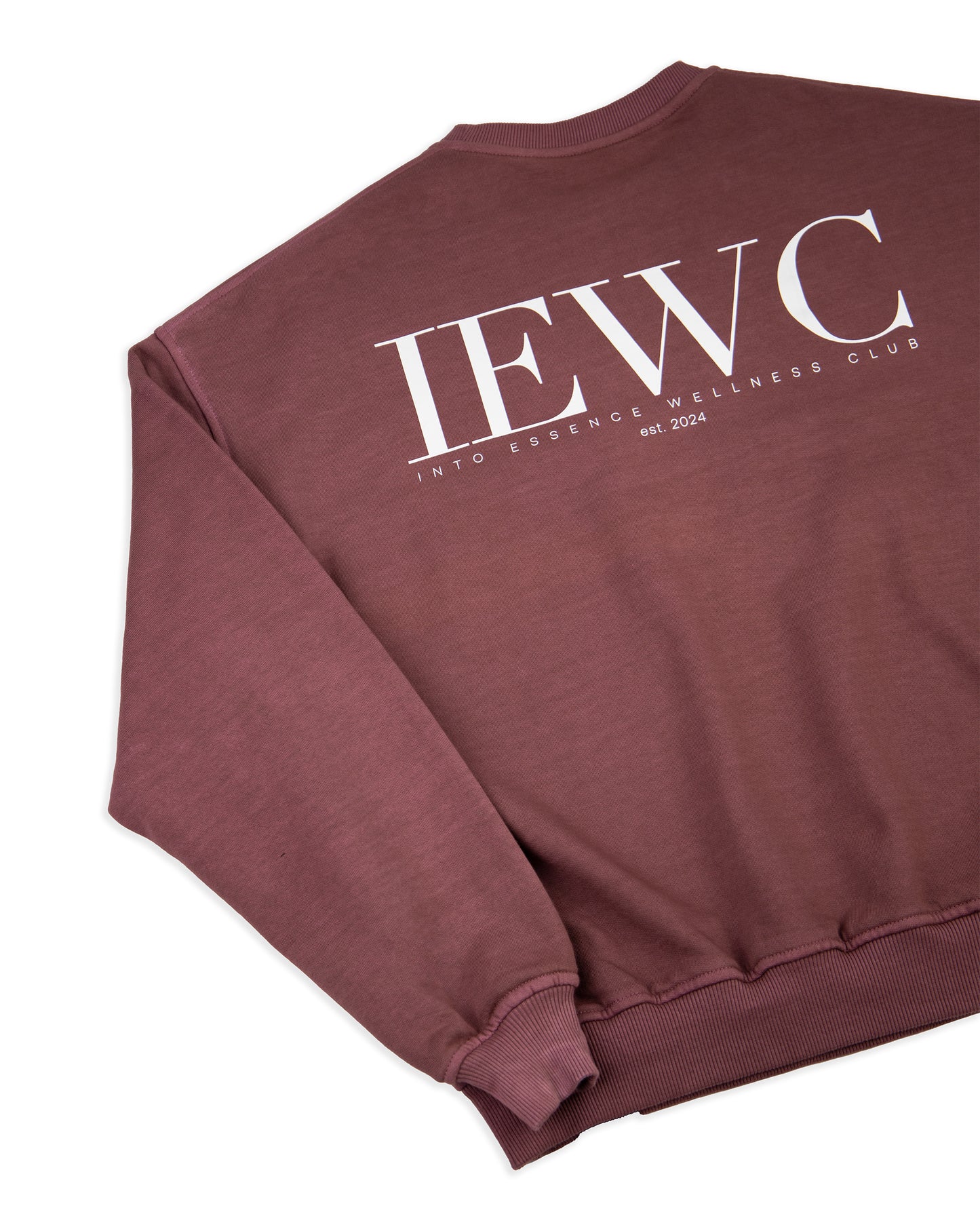 Polerón burdeo mujer