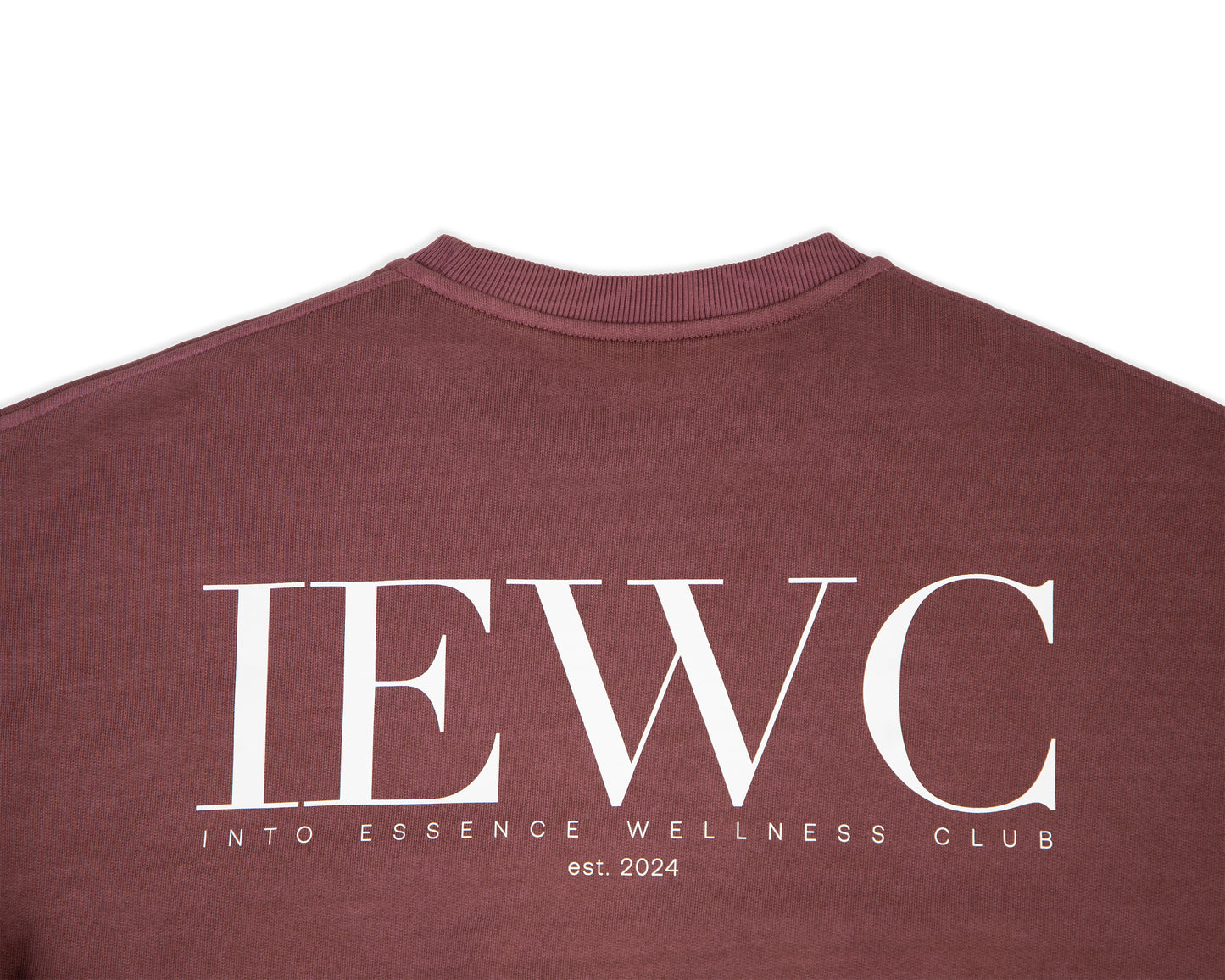 Polerón burdeo mujer