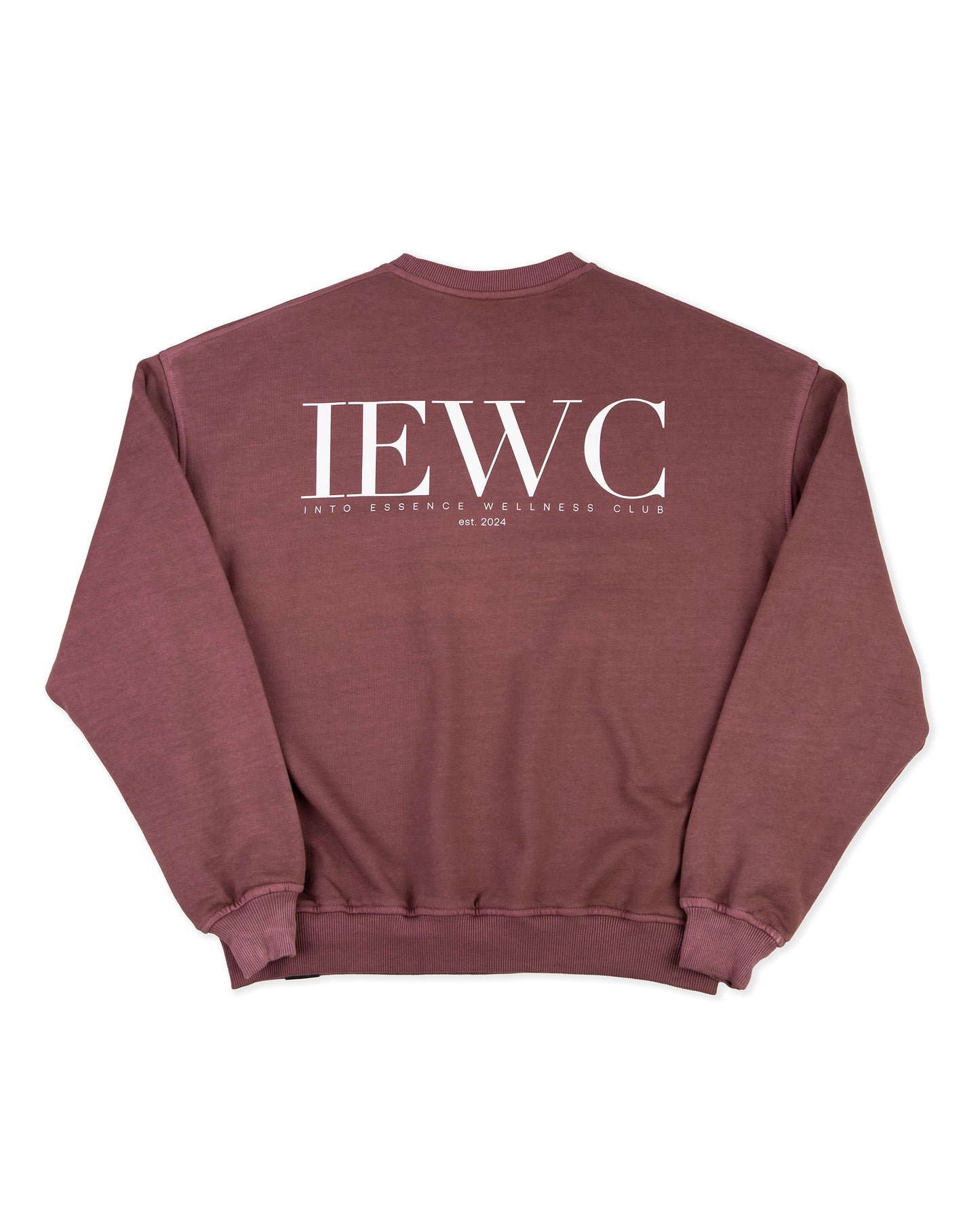 Polerón burdeo mujer