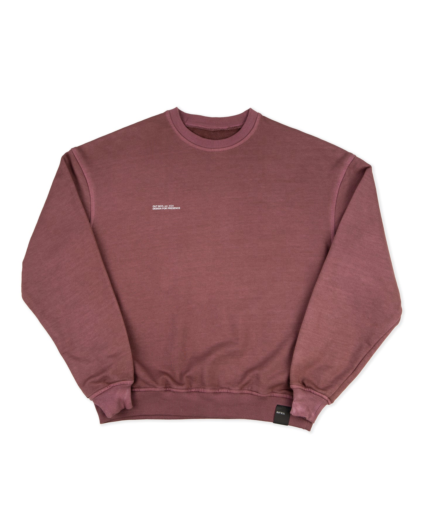 Polerón burdeo mujer