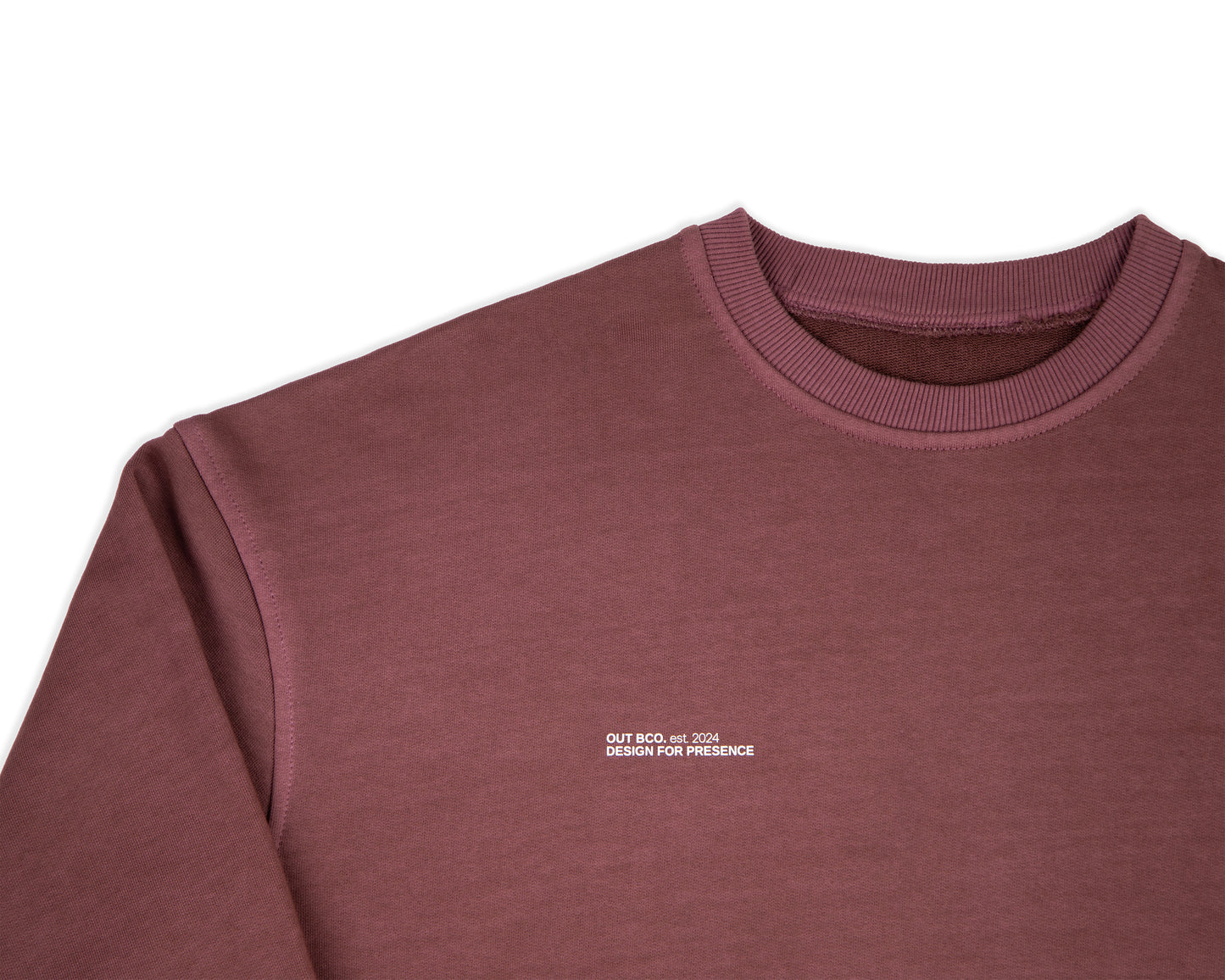 Polerón burdeo mujer