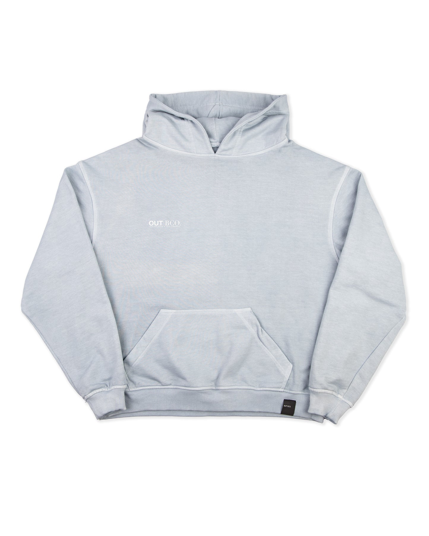 Polerón gorro celeste