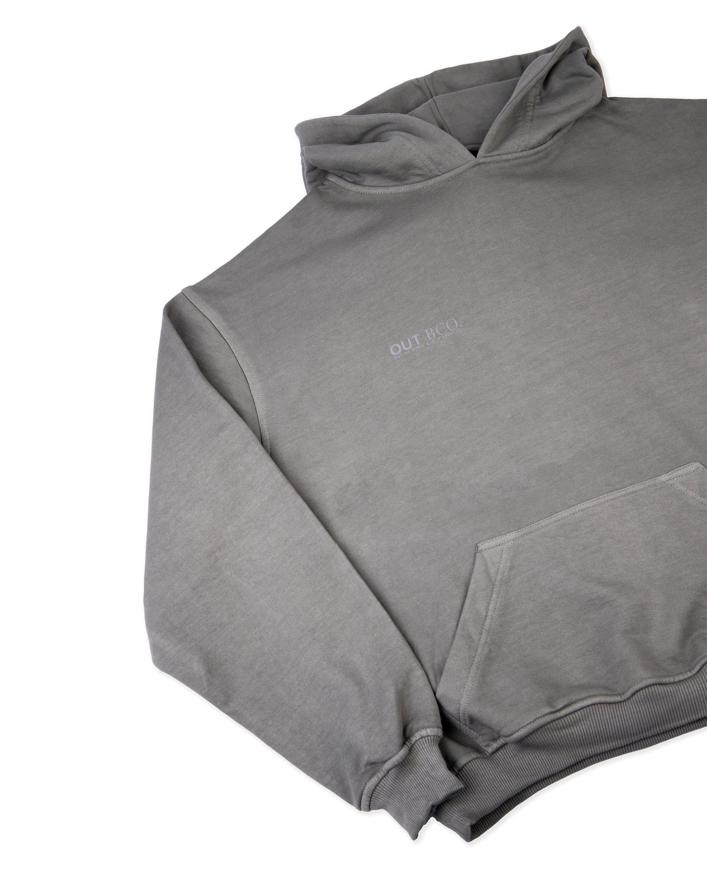 Poleron gorro NP verde petroleo