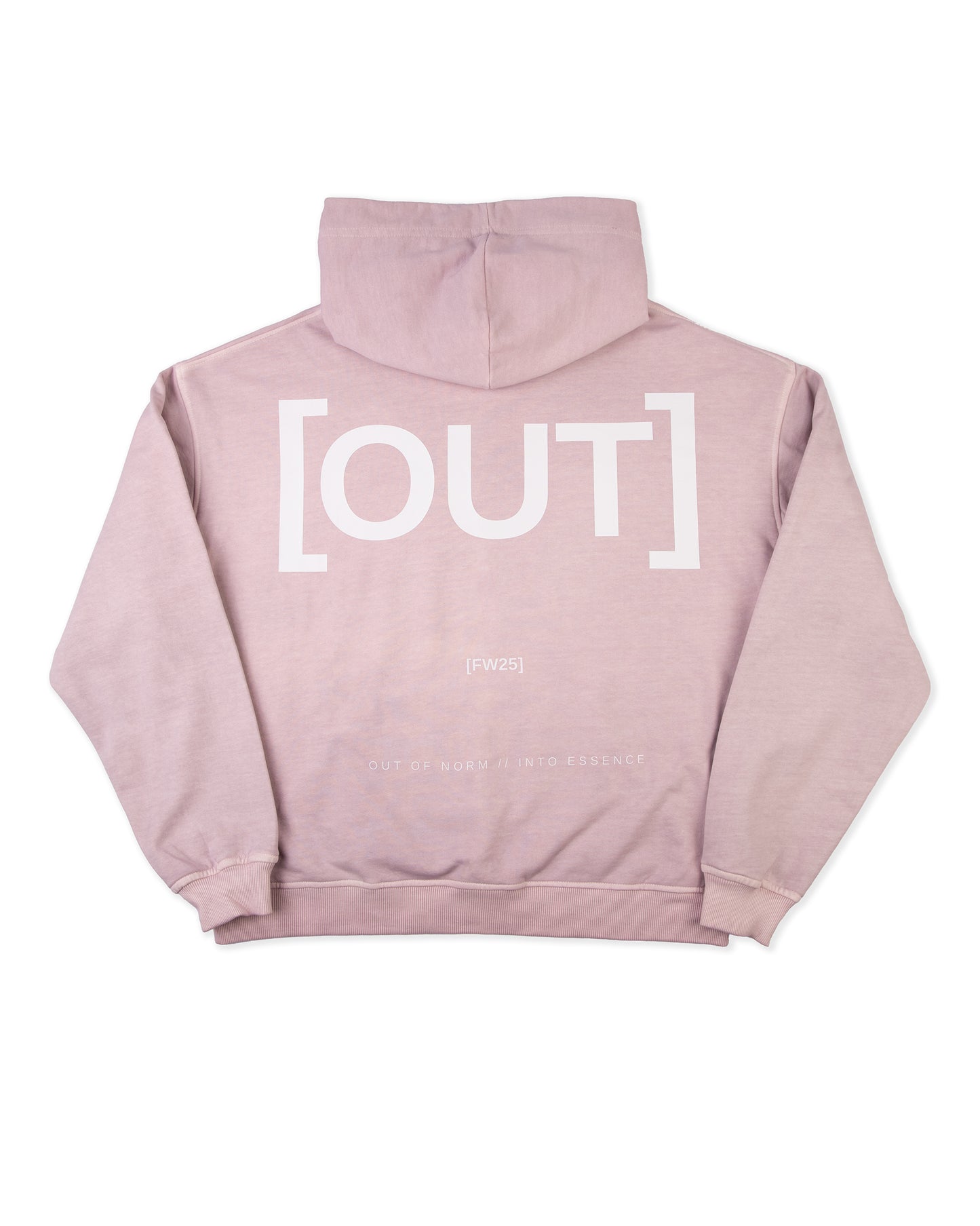 Poleron gorro rosado hombre