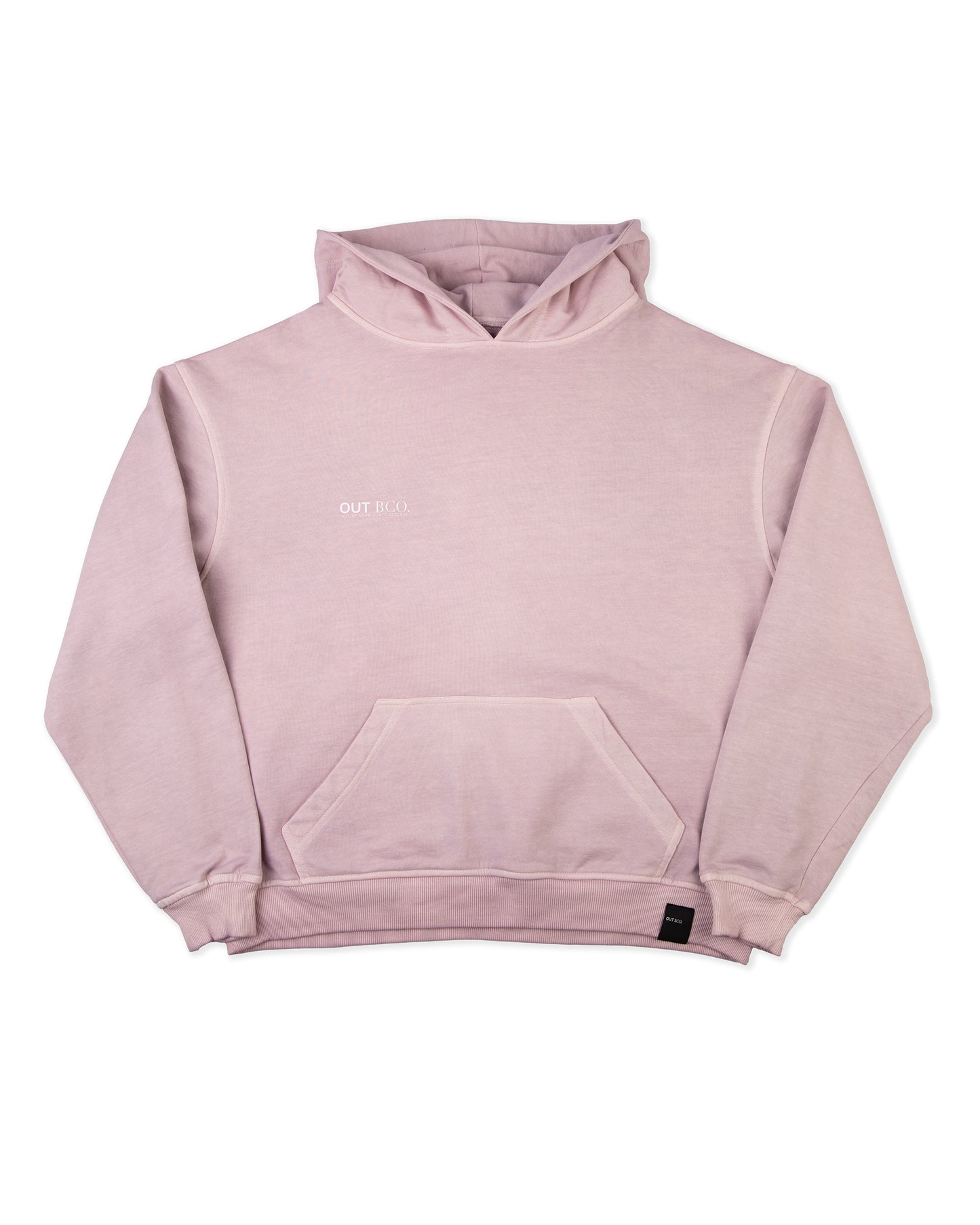 Poleron gorro rosado hombre