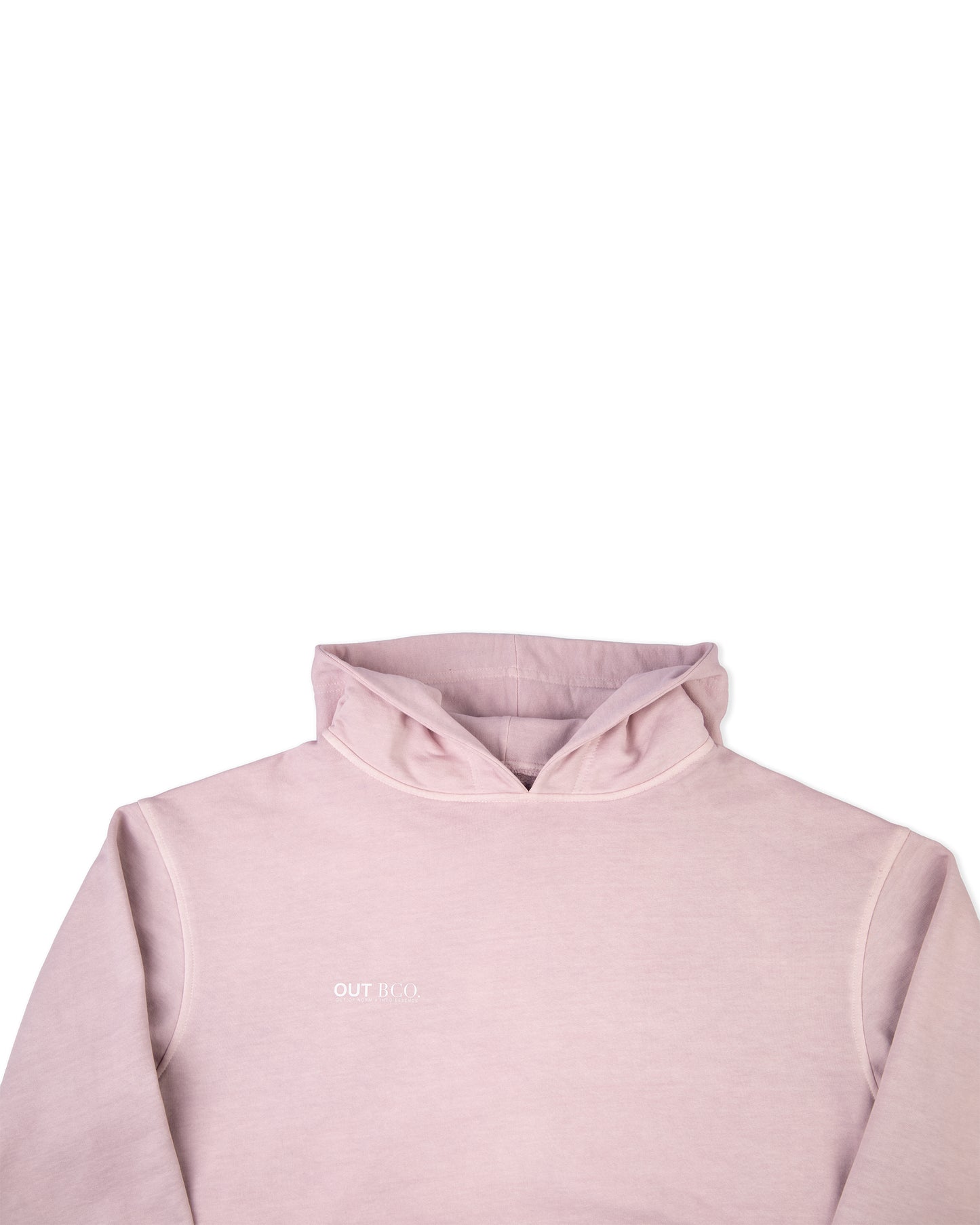 Poleron gorro rosado hombre