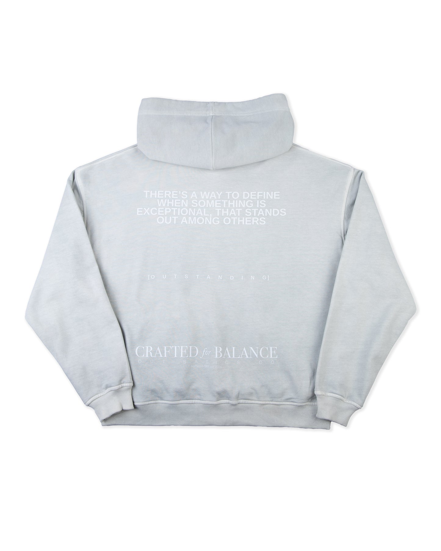 Poleron gorro gris hombre