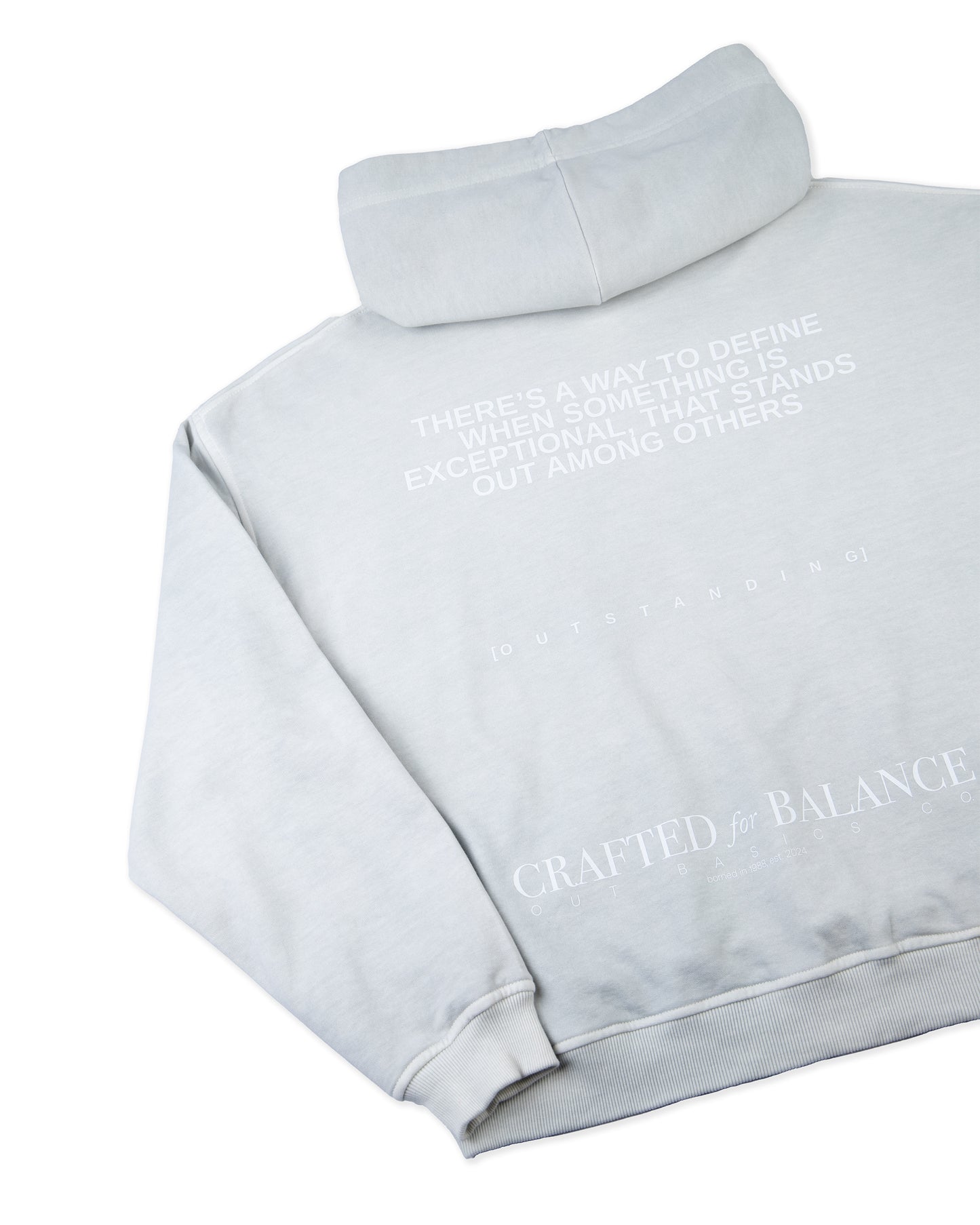 Poleron gorro gris hombre