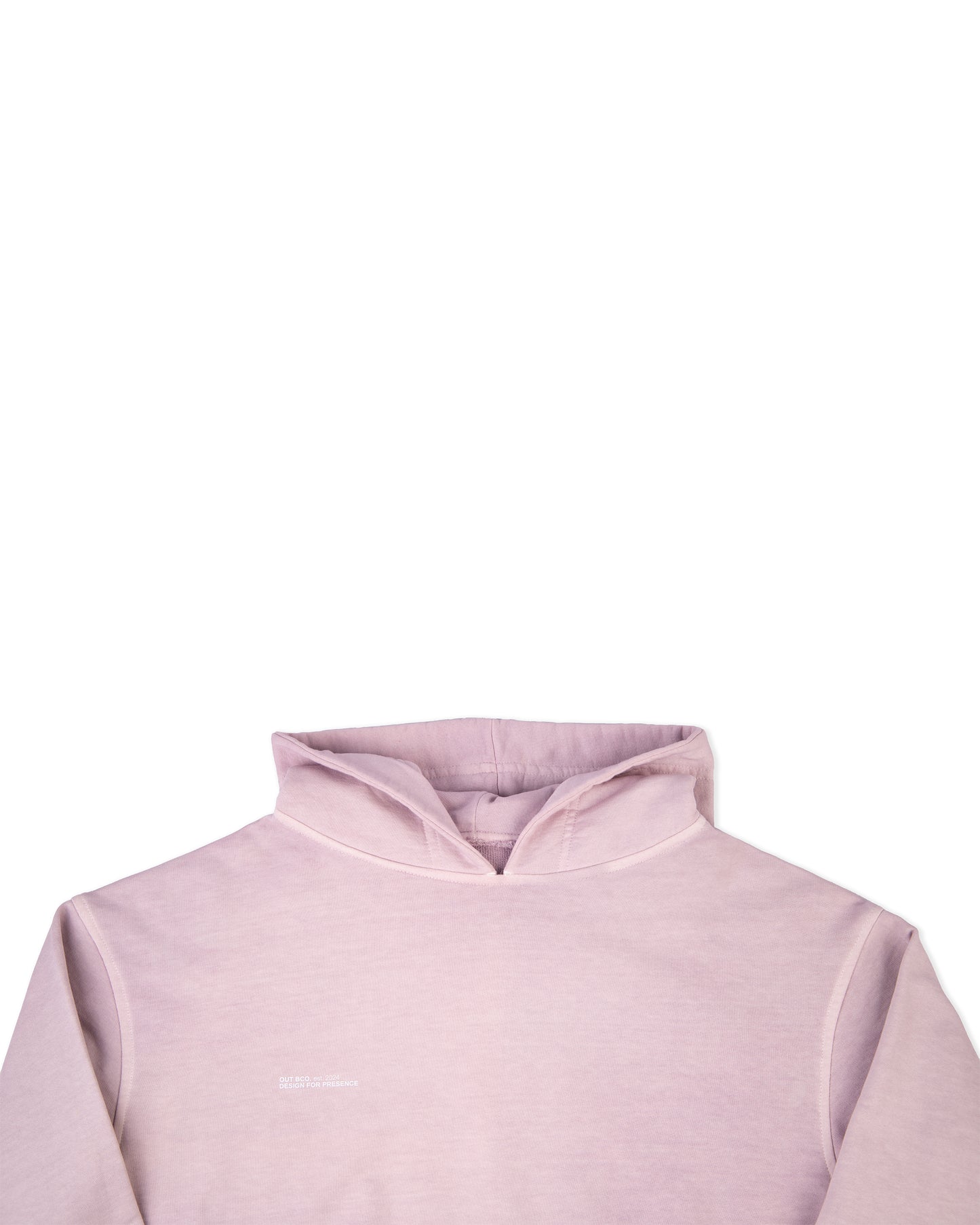 Poleron gorro rosado mujer