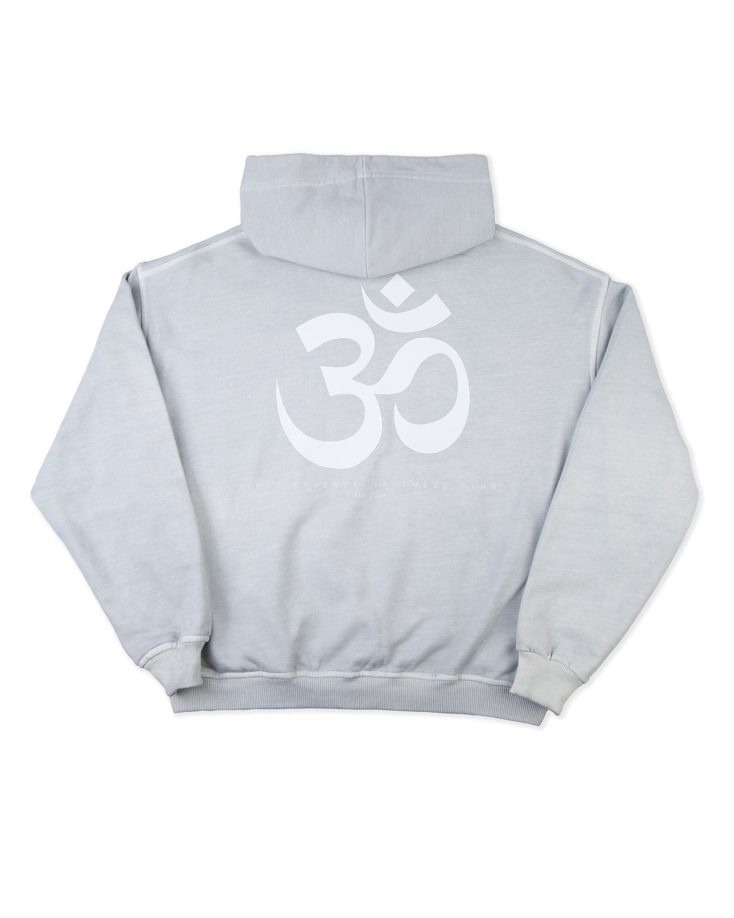 Poleron gorro gris mujer