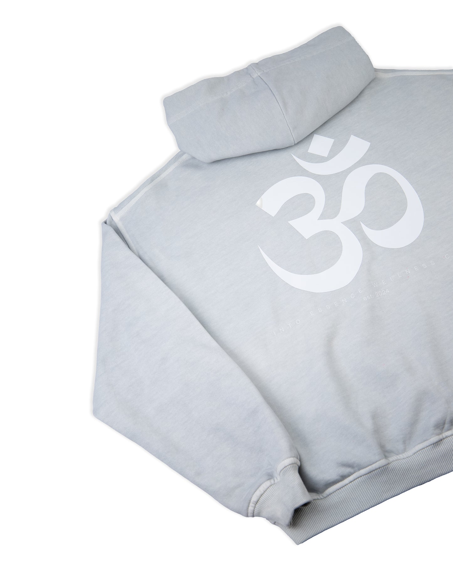 Poleron gorro gris mujer