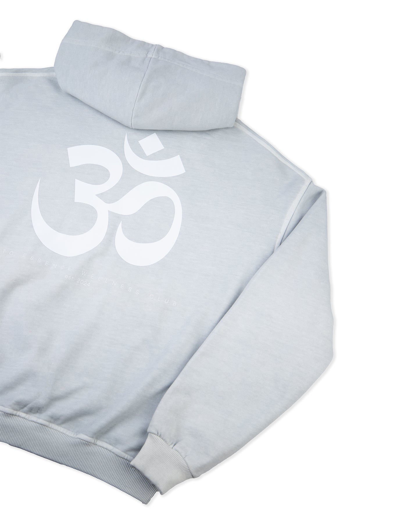 Poleron gorro gris mujer