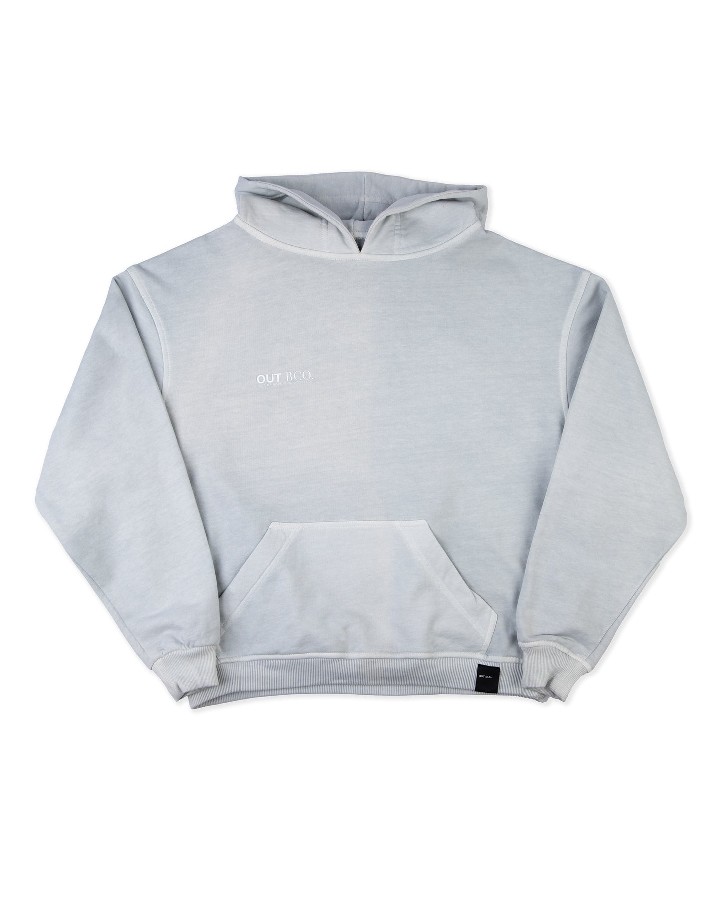 Poleron gorro gris mujer