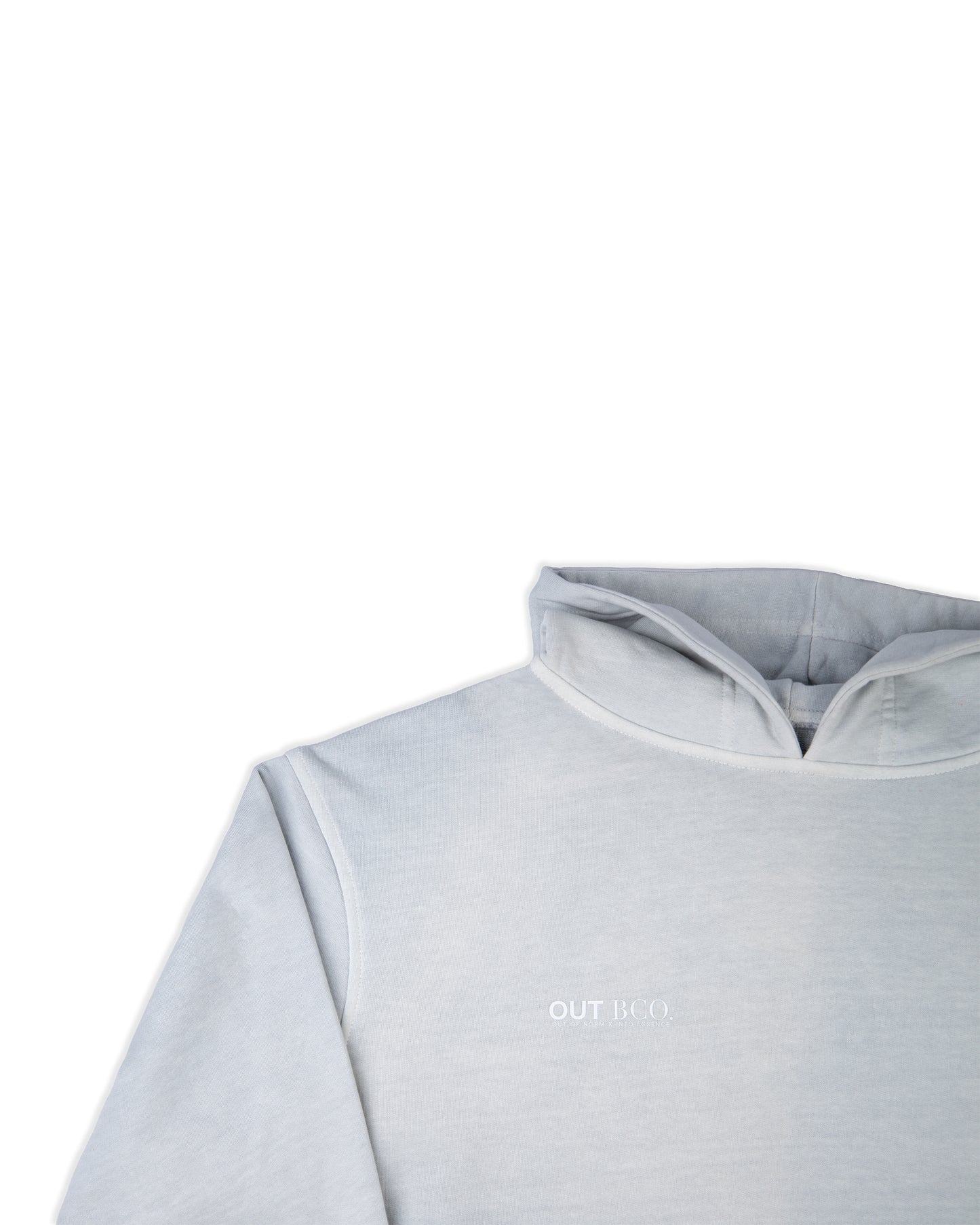 Poleron gorro gris mujer